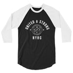 United and Strong -3/4 sleeve raglan shirt