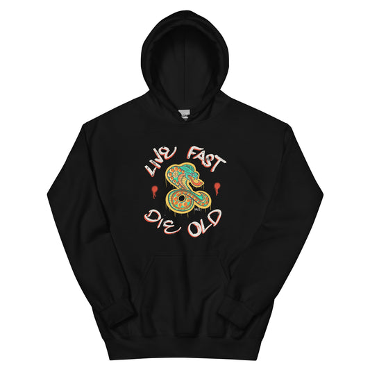 Live Fast Die Old Unisex Hoodie